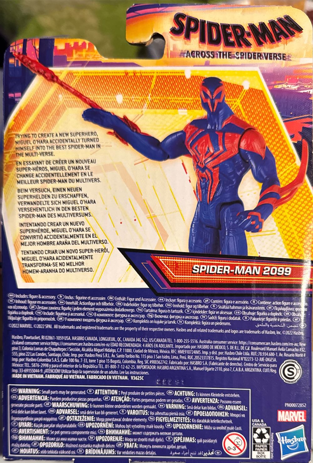 Marvel Spider-man: Across The Spider-verse Spider-man Toy 6-inch-scale Action Figure Super Hero Toys Ages 4 And Up  vinyl figure collectible [Barcode 5010994121334] - Main Image 2