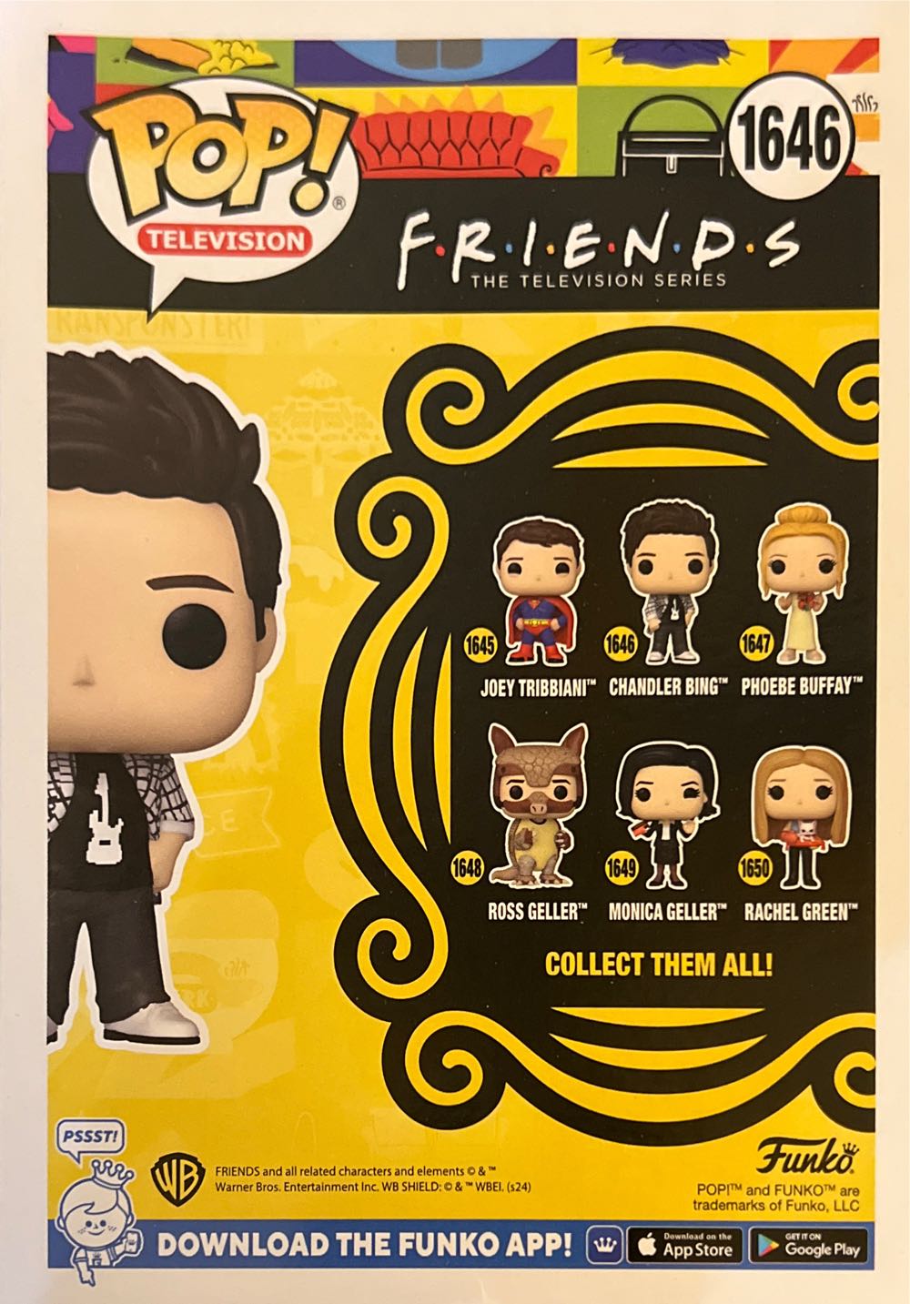 Chandler Bing #1646 - Friends vinyl figure collectible [Barcode 889698801850] - Main Image 2