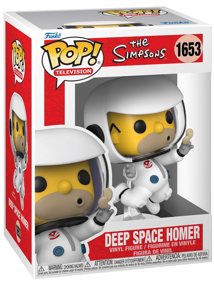 Simpsons 1653 - Homer Deep Space - The Simpsons vinyl figure collectible [Barcode 889698800723] - Main Image 2