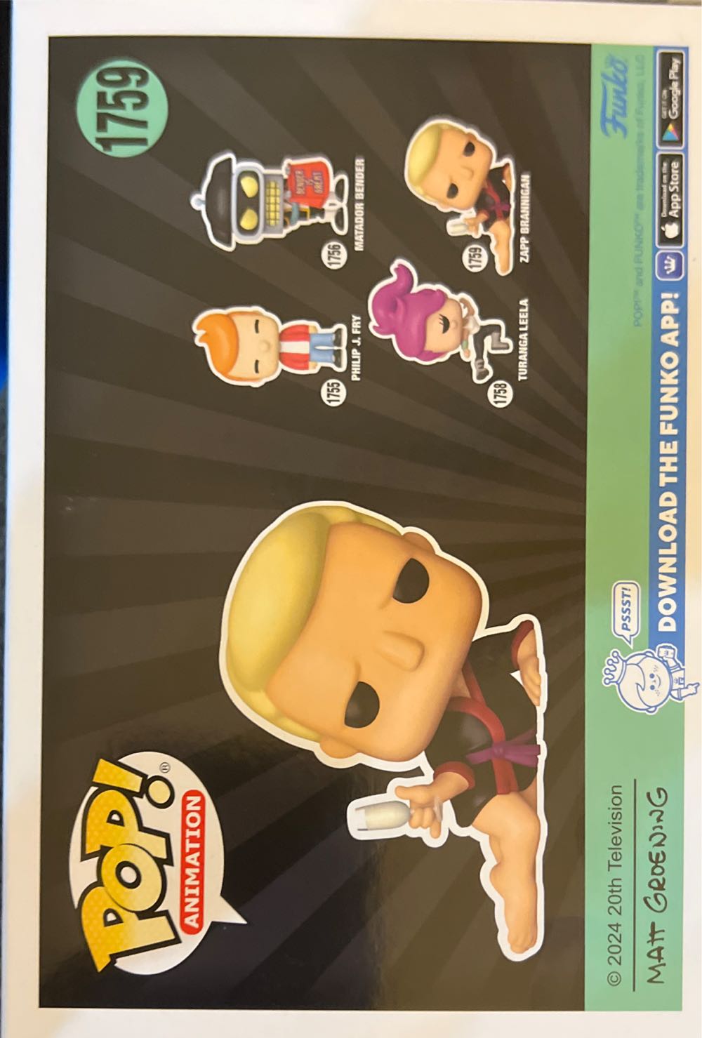 Zapp Brannigan - Futurama vinyl figure collectible [Barcode 889698800792] - Main Image 2