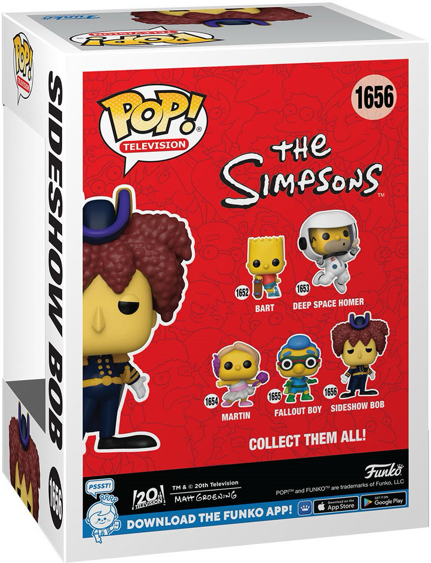 Simpsons 1656 - Sideshow Bob - The Simpsons vinyl figure collectible [Barcode 889698800754] - Main Image 2
