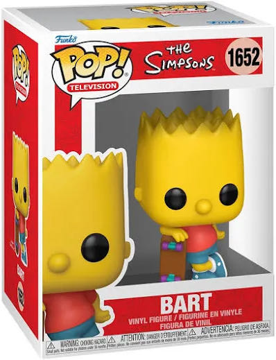 Bart (w/ skateboard) - The Simpsons vinyl figure collectible [Barcode 889698800716] - Main Image 2