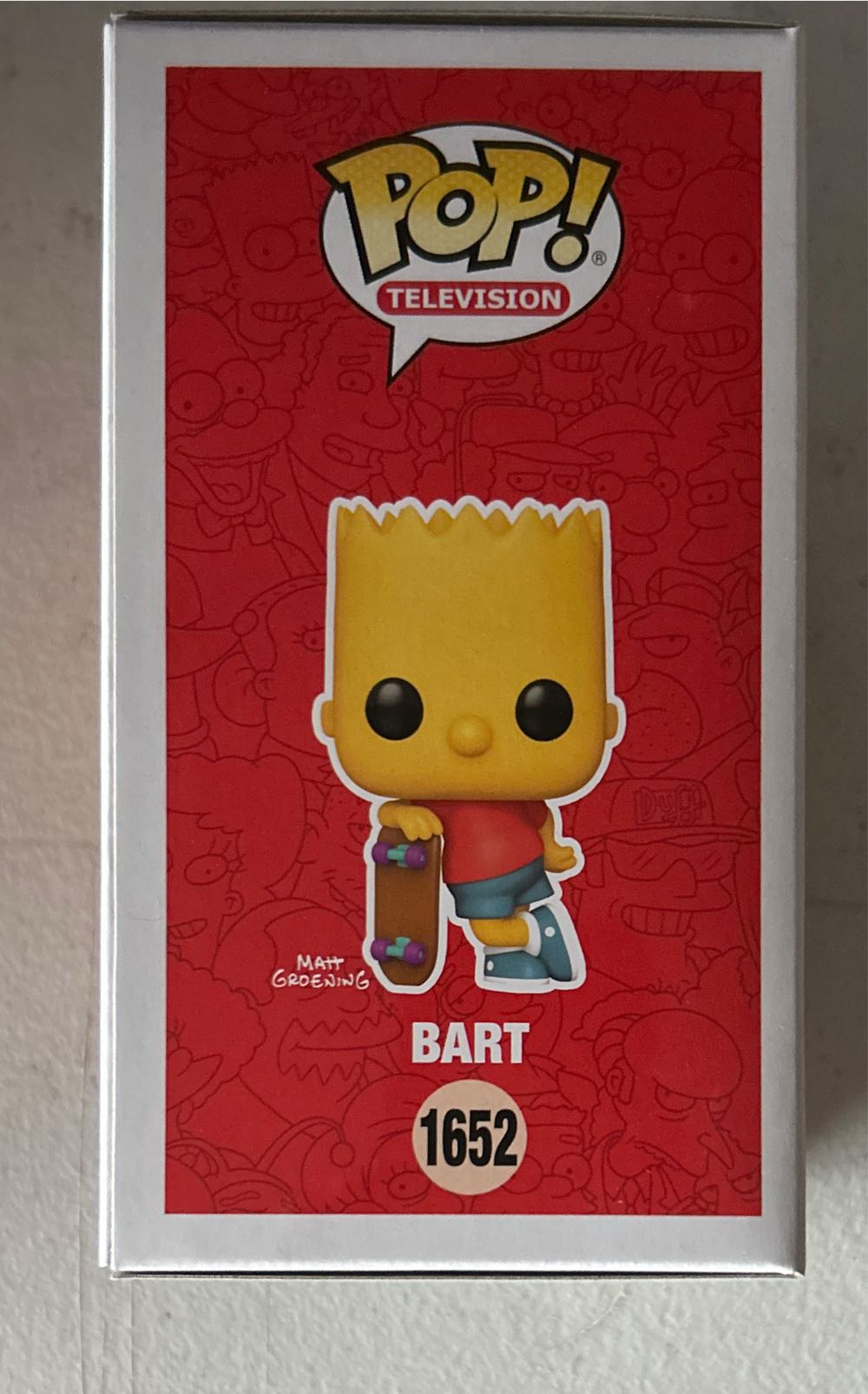 Bart (w/ skateboard) - The Simpsons vinyl figure collectible [Barcode 889698800716] - Main Image 4