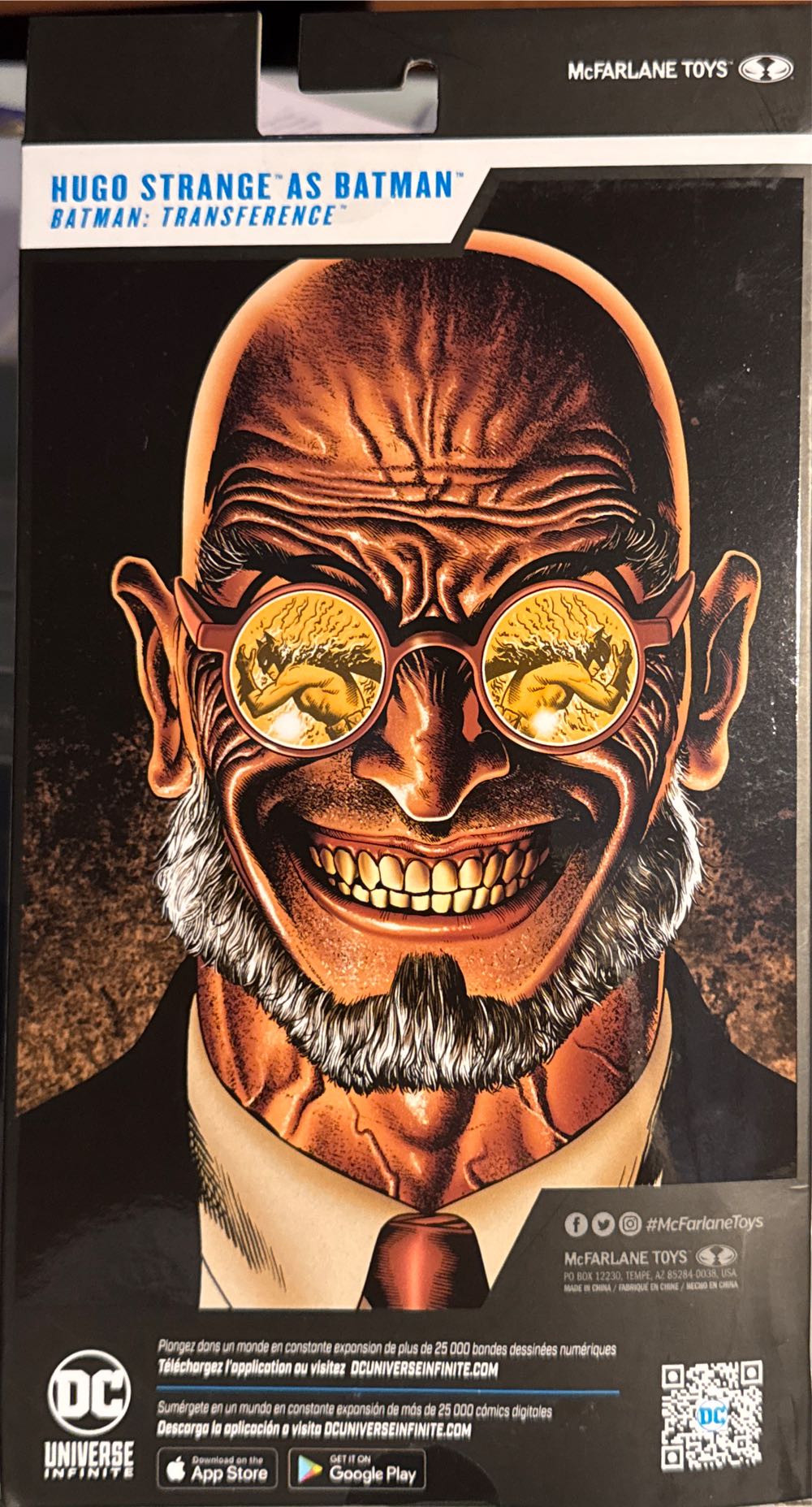 Strange As Batman Transference Mcfarlane Multiverse Hugo Strange Batman Platinum Dc Multiverse Mcfarlane Platinum 7” Action Edition Batman New Chase Brand 7’ Of - DC Universe vinyl figure collectible [Barcode 787926173123] - Main Image 2