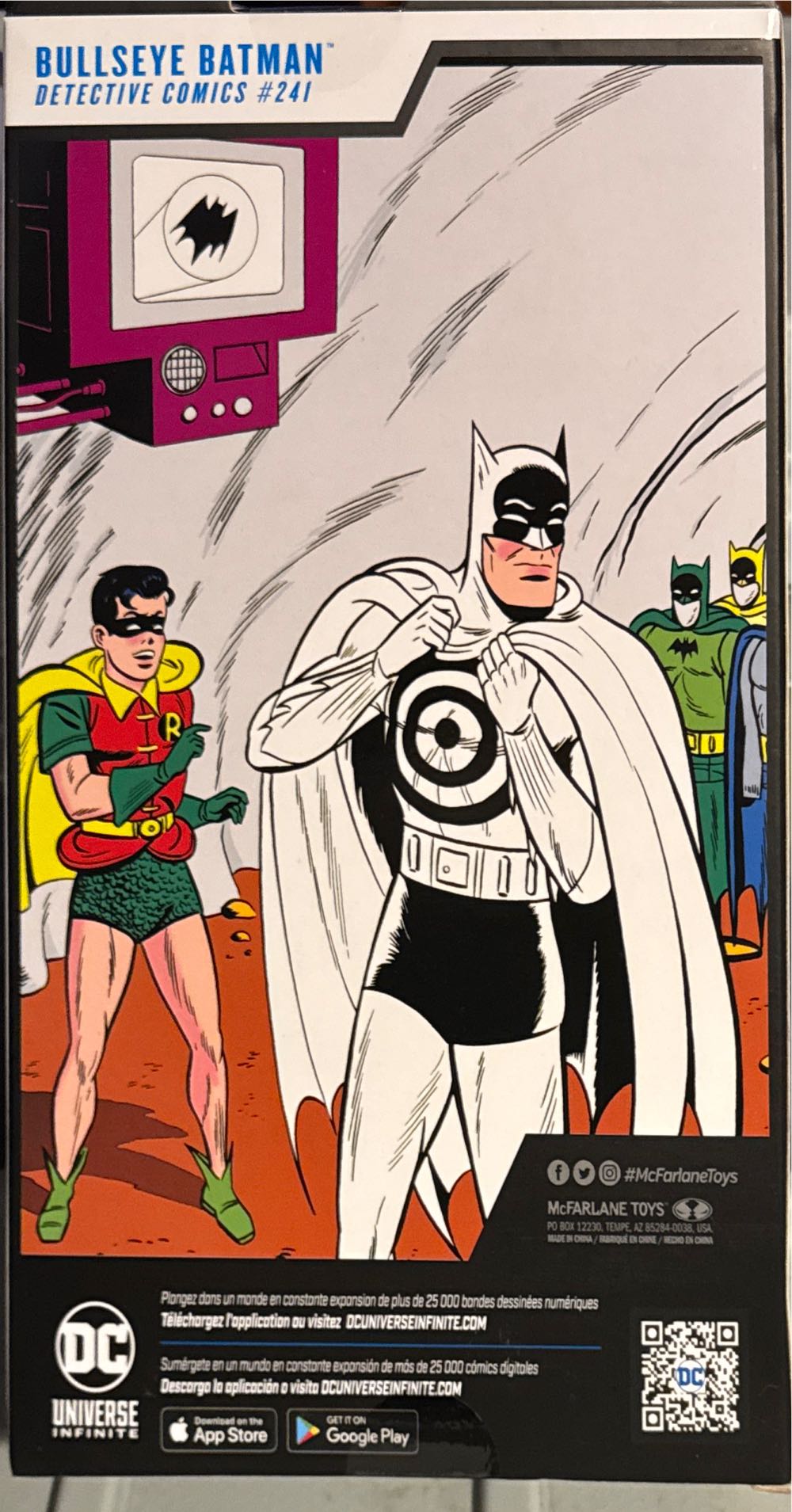Multiverse Batman Platinum Edition Mcfarlane Dc Multiverse Bullseye Batman Mcfarlane Bullseye Chase Action 7” New Wave 2 7” Brand Detective Hugo Detective #241 Hand - DC Universe vinyl figure collectible [Barcode 787926172874] - Main Image 2