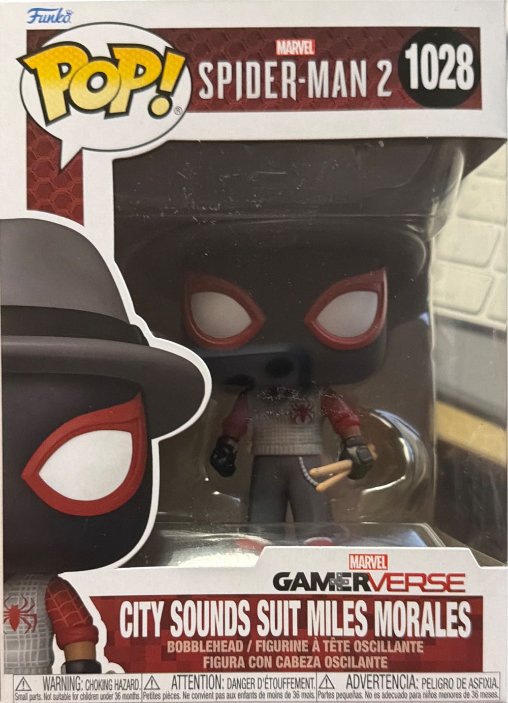 Spider-Man -1028- City Sounds Suit Miles Morales - Spider-Man vinyl figure collectible [Barcode 889698803304] - Main Image 4