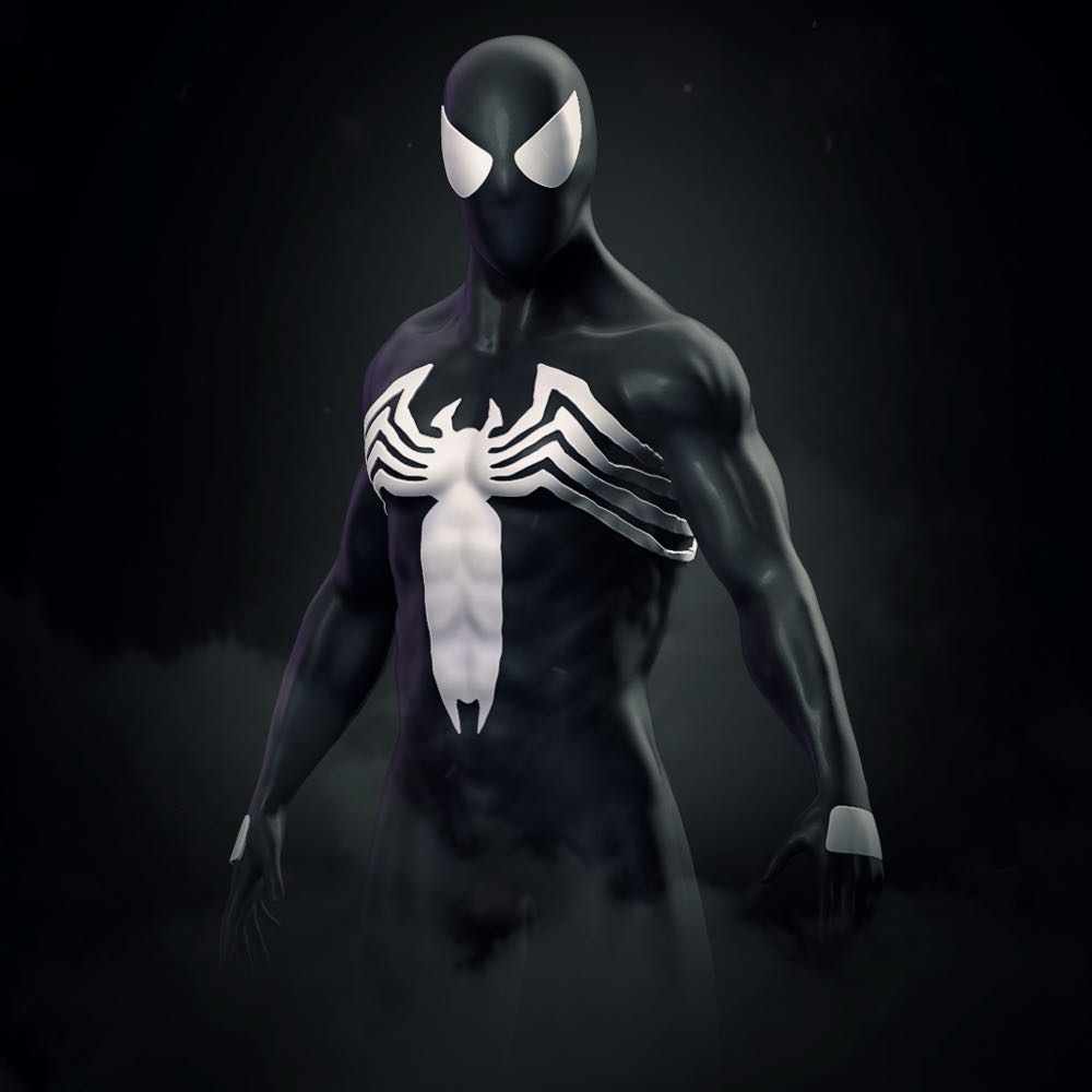 Spider-Man (Symbiote Suit) - Spider-Man vinyl figure collectible [Barcode 889698837491] - Main Image 4