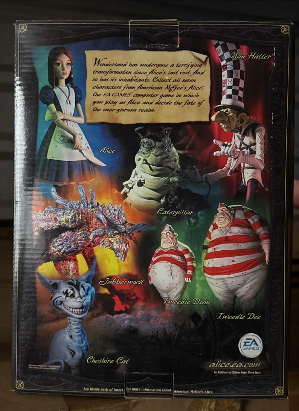 American McGee’s Alice Caterpillar - Alice in Wonderland vinyl figure collectible [Barcode 835931000610] - Main Image 2