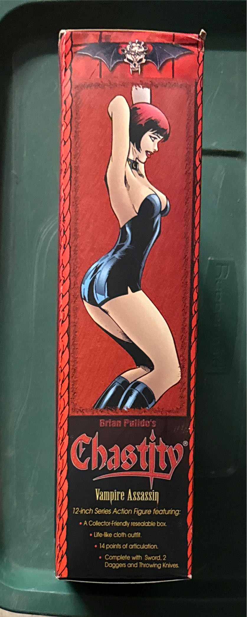 Vintage Brian Pulido’s Vampire Chasity Assassin Brian Pulidos Chastity Vampire Assassin Eternal Chaos 12” 12” Pulido’s Action  vinyl figure collectible [Barcode 699788200018] - Main Image 2