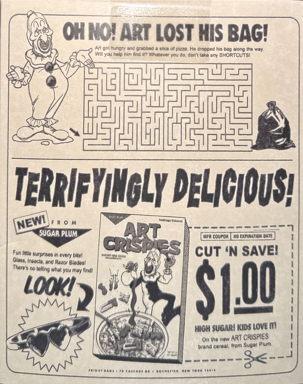 Art the Clown  vinyl figure collectible [Barcode 810068575118] - Main Image 4