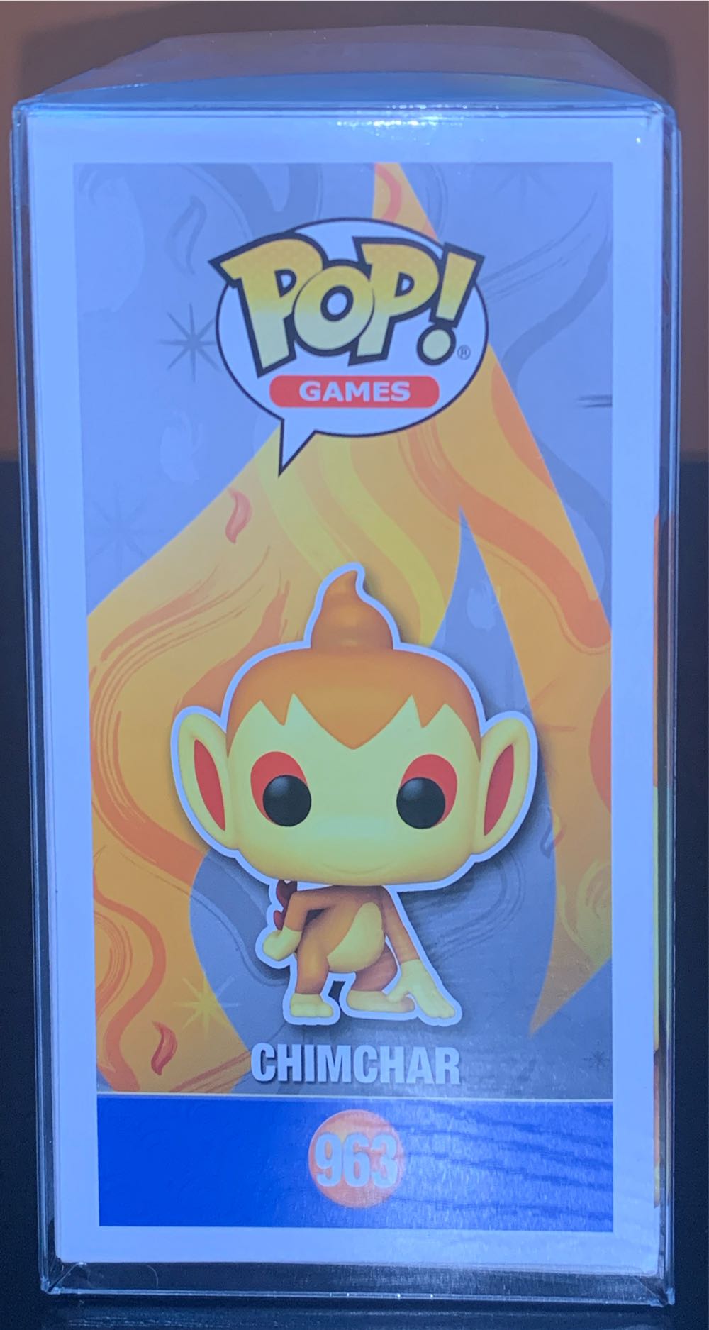 #963: Chimchar [Flocked] - Pokémon vinyl figure collectible [Barcode 889698825047] - Main Image 4