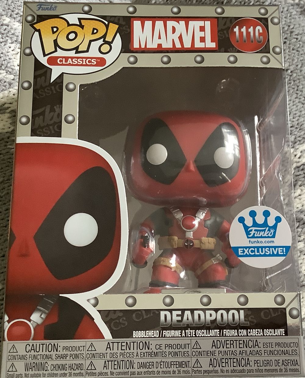 Deadpool #111C - Deadpool vinyl figure collectible [Barcode 889698771597] - Main Image 2
