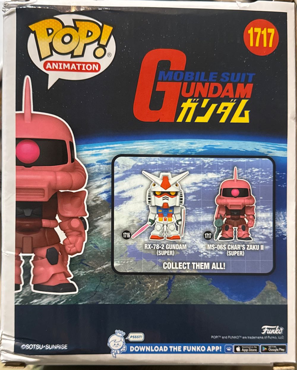 Ms-06s Char’s Zaku II  vinyl figure collectible [Barcode 889698829847] - Main Image 3