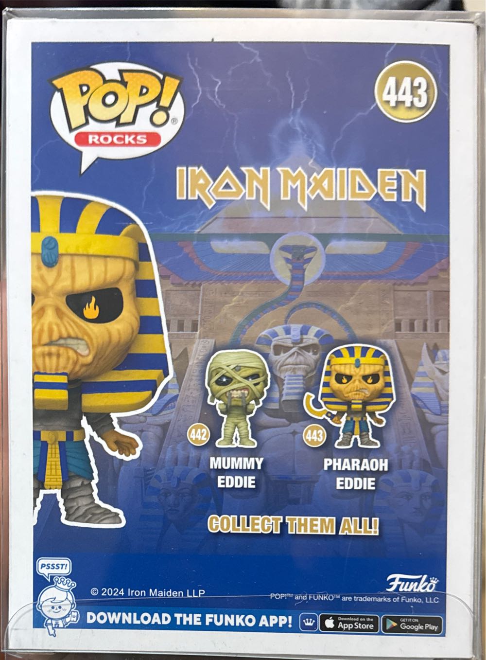 Pharaoh Eddie - Iron Maiden vinyl figure collectible [Barcode 889698840224] - Main Image 3