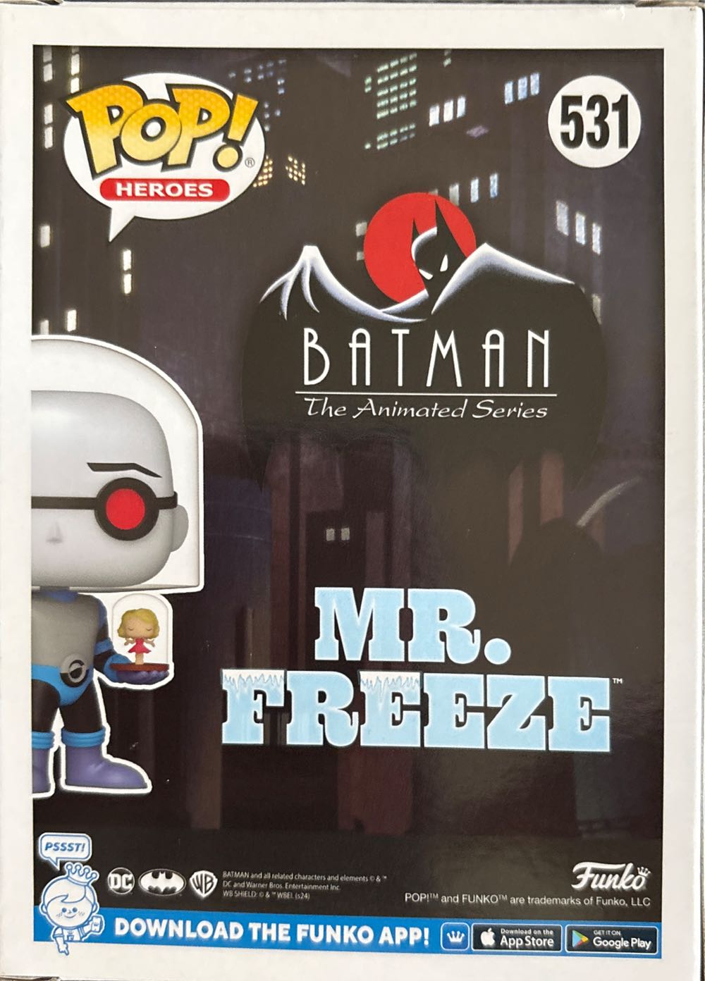 Batman The Animated Series: Mr. Freeze - Batman: The Animated Series vinyl figure collectible [Barcode 889698828376] - Main Image 3