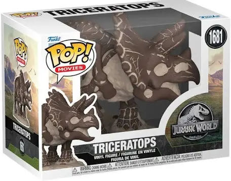 Triceratops - Jurassic World vinyl figure collectible [Barcode 889698802246] - Main Image 2