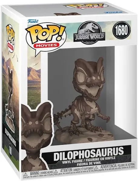 Jurassic World -1680- Dilophosaurus - Jurassic World vinyl figure collectible [Barcode 889698802239] - Main Image 2