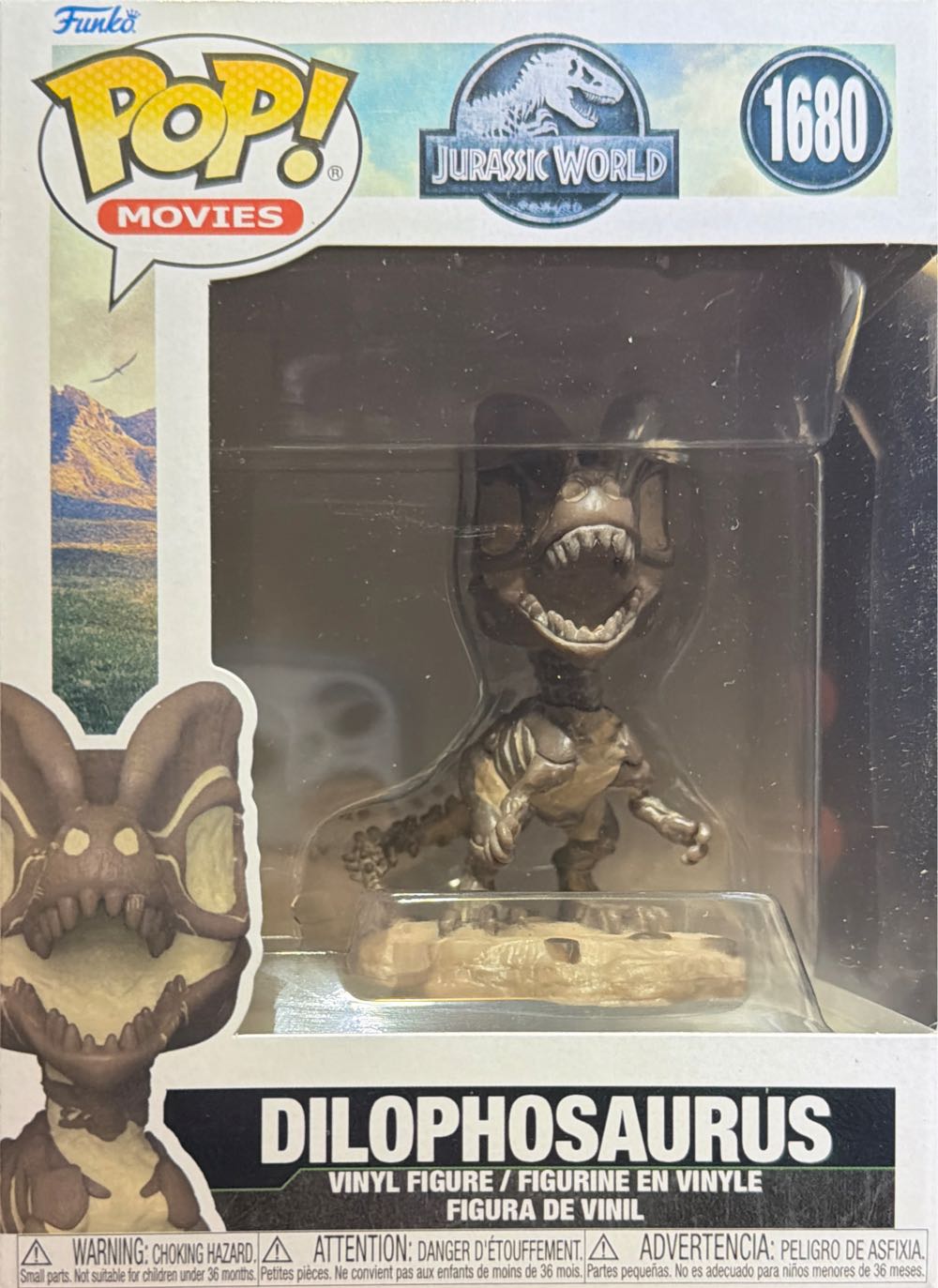 Jurassic World -1680- Dilophosaurus - Jurassic World vinyl figure collectible [Barcode 889698802239] - Main Image 4