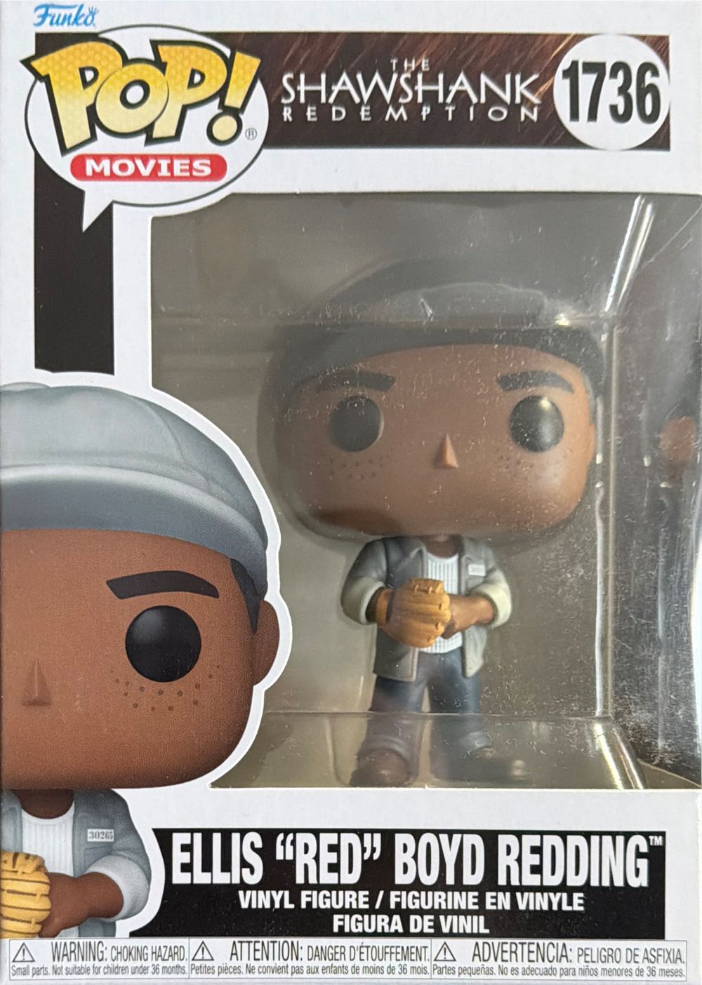 The Shawshank Redemption -1736- Ellis “Red” Boyd Redding  vinyl figure collectible [Barcode 889698802314] - Main Image 4