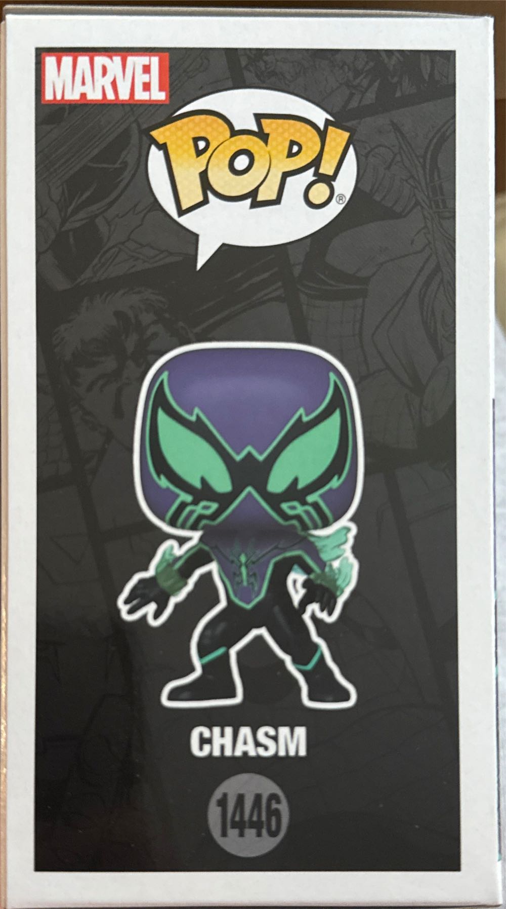 Chasm Funko Pop! Marvel: Chasm # 1446 - Spider-Man vinyl figure collectible [Barcode 889698837514] - Main Image 3