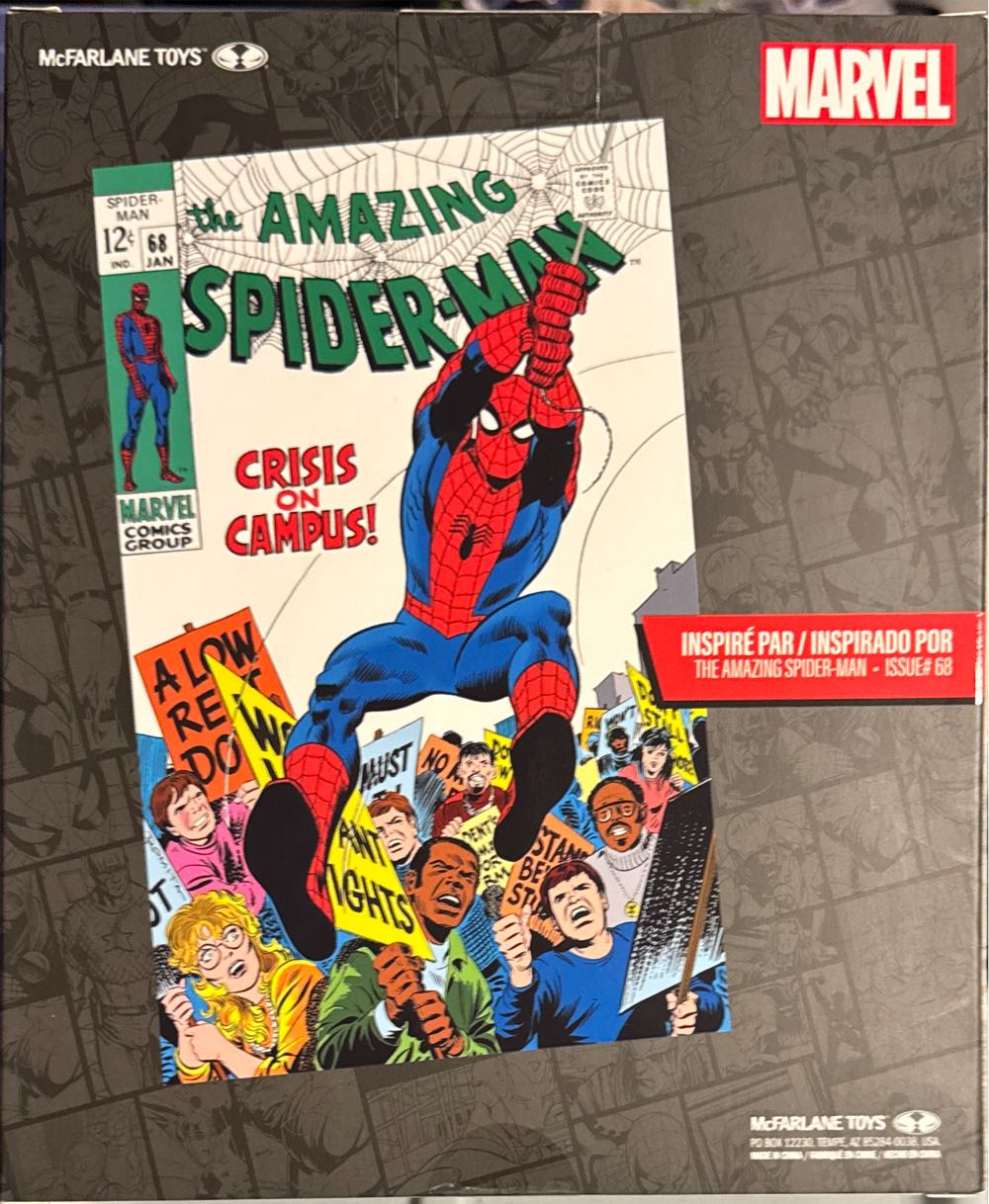 1:10th Gold Label Collection Mcfarlane Posed Statue Issue #68 Spider Man  vinyl figure collectible [Barcode 787926147612] - Main Image 2