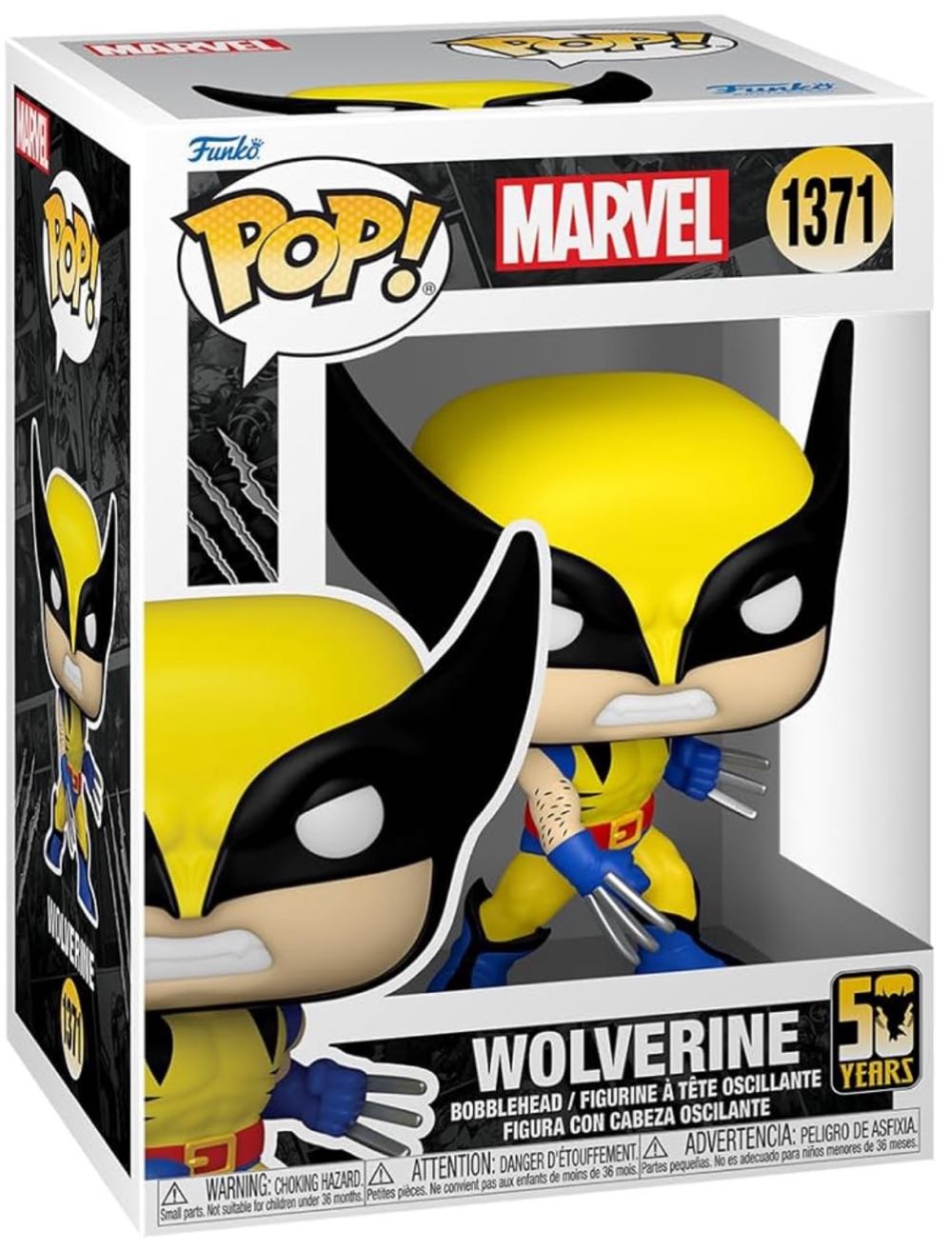 WOLVERINE (metallic With Deadpool Backpack) - X-Men vinyl figure collectible - Main Image 2