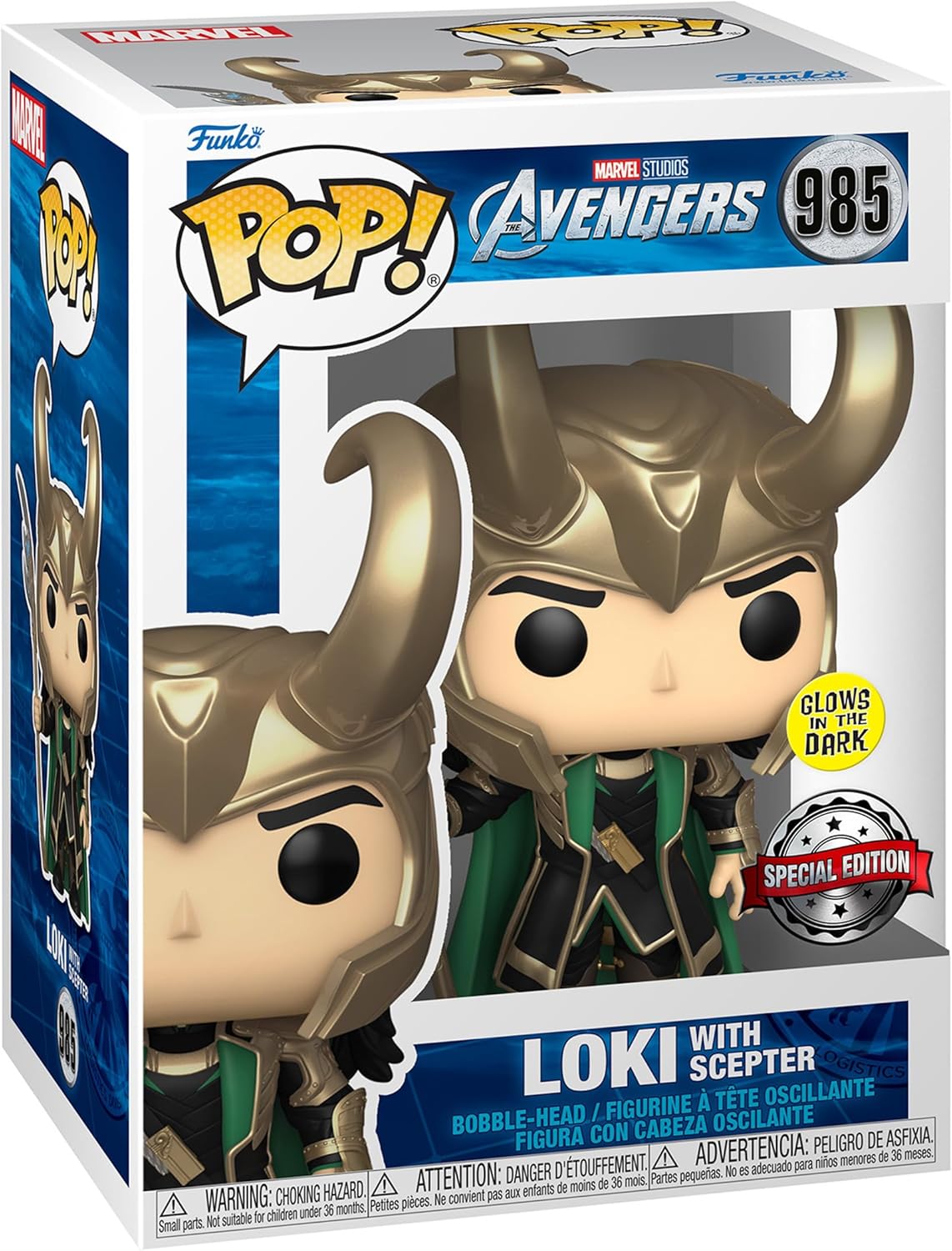 LOKI WITH SCEPTER - Avengers vinyl figure collectible - Main Image 3