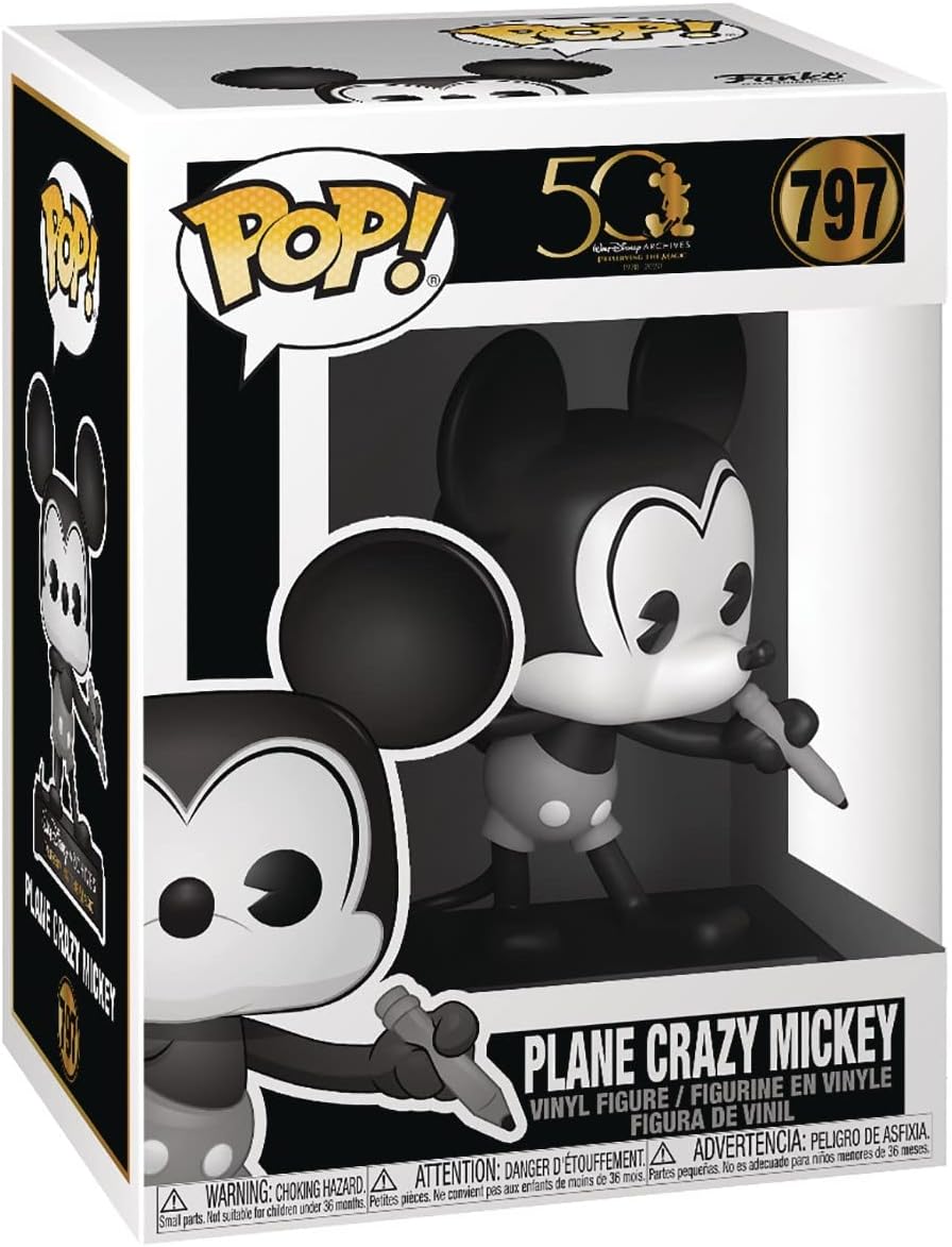 PLANE CRAZY MICKEY - Disney vinyl figure collectible - Main Image 2
