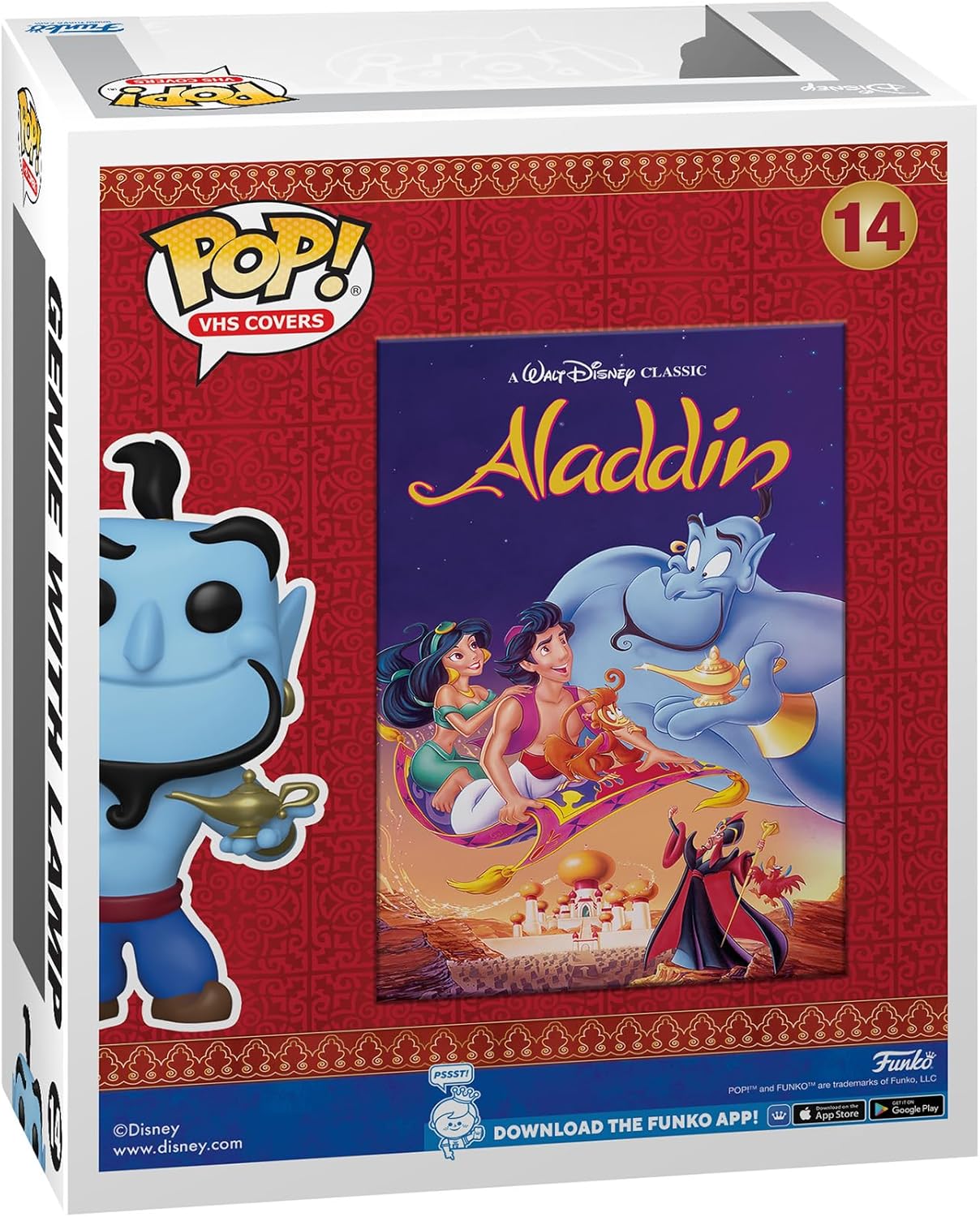 GENIE WITH LAMP  - Aladdin vinyl figure collectible - Main Image 3