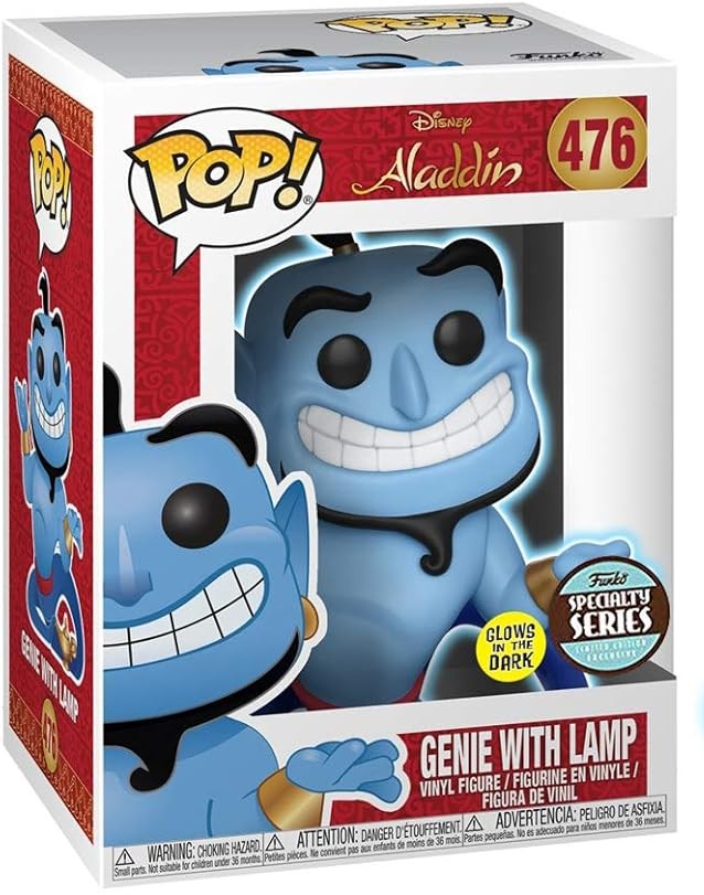 GENIE WITH LAMP  - Aladdin vinyl figure collectible - Main Image 2