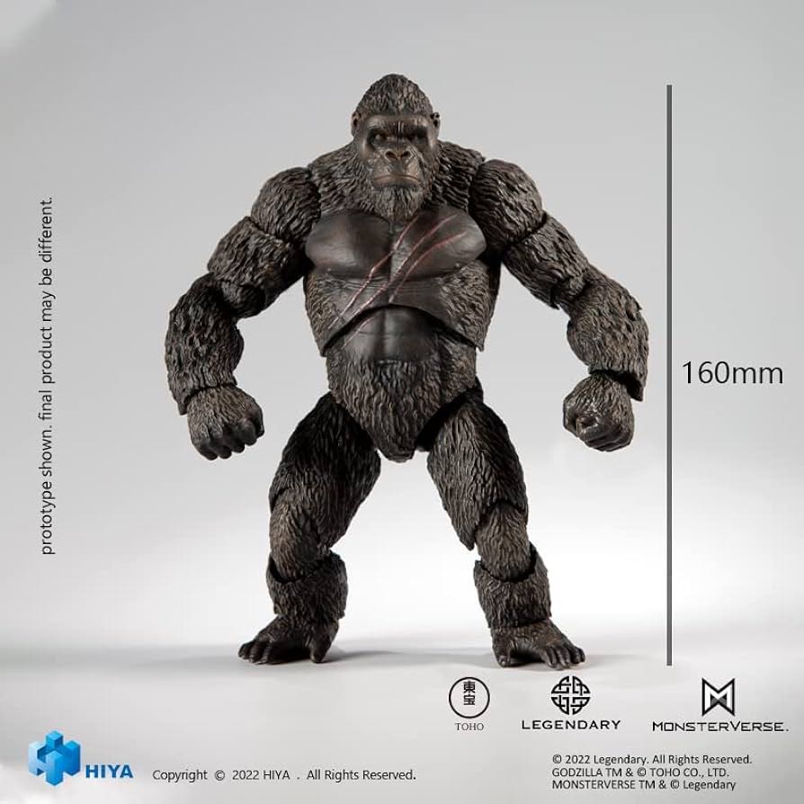 Kong Hiya Toys Godzilla VS. Kong Action Figure  vinyl figure collectible [Barcode 6957534201905] - Main Image 2