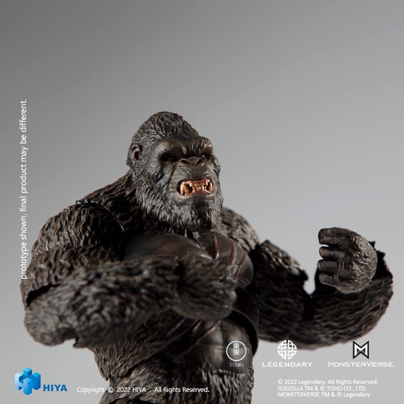 Kong Hiya Toys Godzilla VS. Kong Action Figure  vinyl figure collectible [Barcode 6957534201905] - Main Image 3