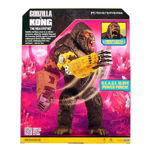 Playmates Godzilla X Kong: Mega Punching Kong  vinyl figure collectible [Barcode 043377355854] - Main Image 2