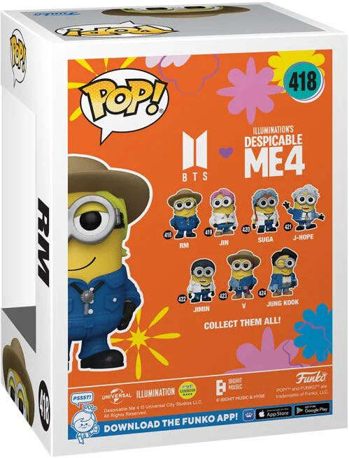 RM (Minion) - BTS vinyl figure collectible [Barcode 889698859677] - Main Image 2