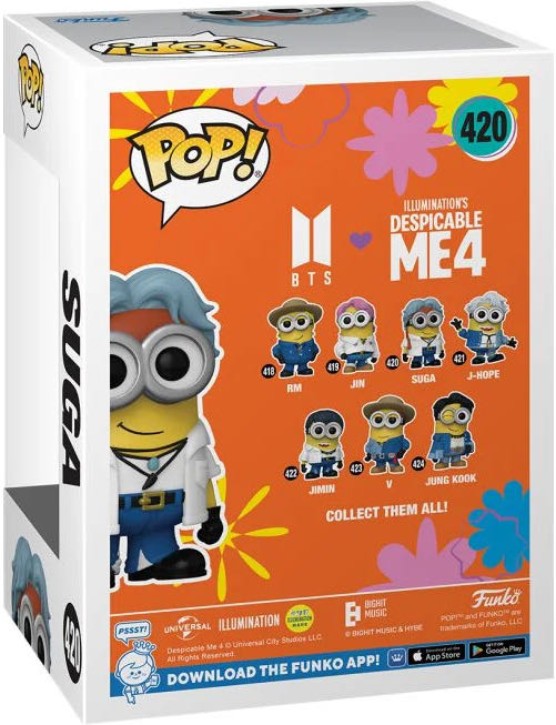 Minion Suga - BTS vinyl figure collectible [Barcode 889698859684] - Main Image 2