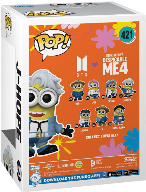 Minion J-Hope - BTS vinyl figure collectible [Barcode 889698859639] - Main Image 2