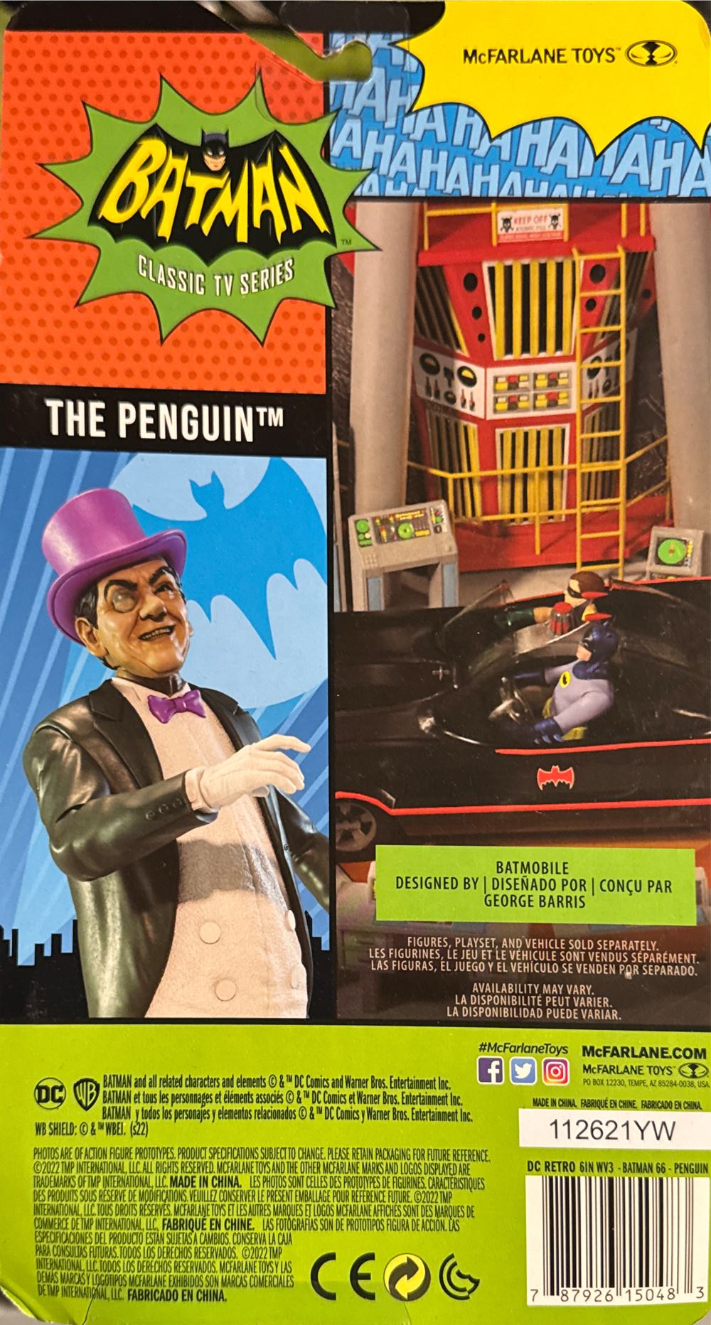 Mcfarlane Toys Dc Retro Batman 66 The Penguin - Batman vinyl figure collectible [Barcode 787926150483] - Main Image 2