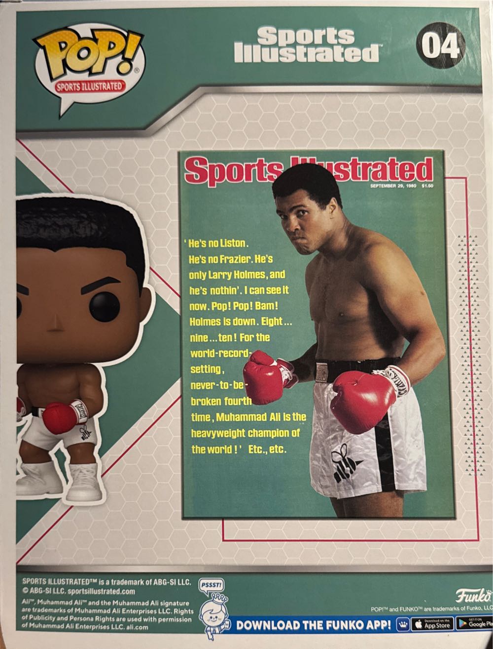 Muhammad Ali  vinyl figure collectible [Barcode 889698805834] - Main Image 3