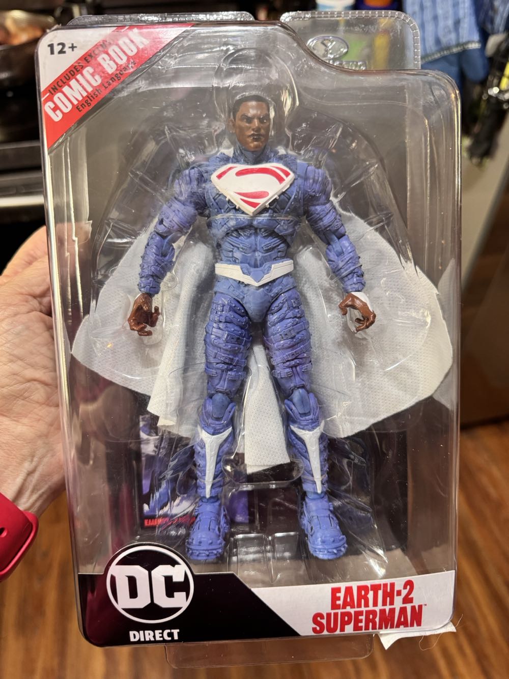 Mcfarlane Toys Dc Direct Page Punchers Earth-2 Ghosts Of Krypton Action Figure  vinyl figure collectible [Barcode 787926159431] - Main Image 2