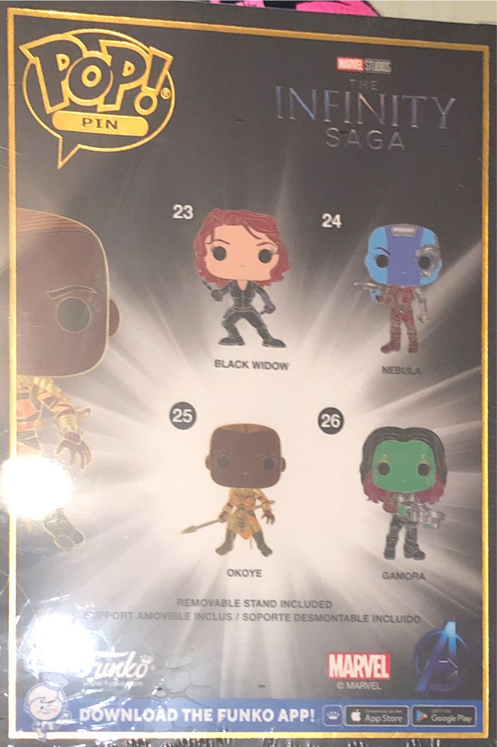 OKOYE,Funko Pop! Collectible Pin Poetic Obscure 97  vinyl figure collectible [Barcode 671803449213] - Main Image 2