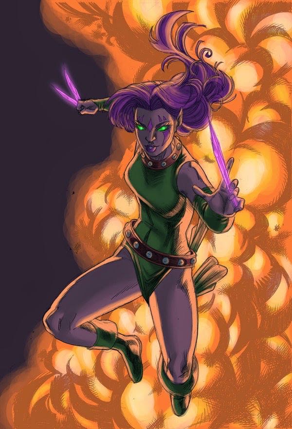 Blink - X-Men vinyl figure collectible [Barcode 889698841160] - Main Image 4