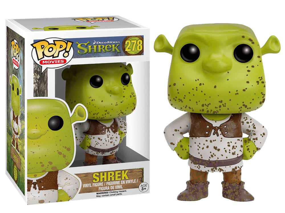 Shrek (Mud Splatter)pre Release $33 - Shrek vinyl figure collectible [Barcode 889698103947] - Main Image 2