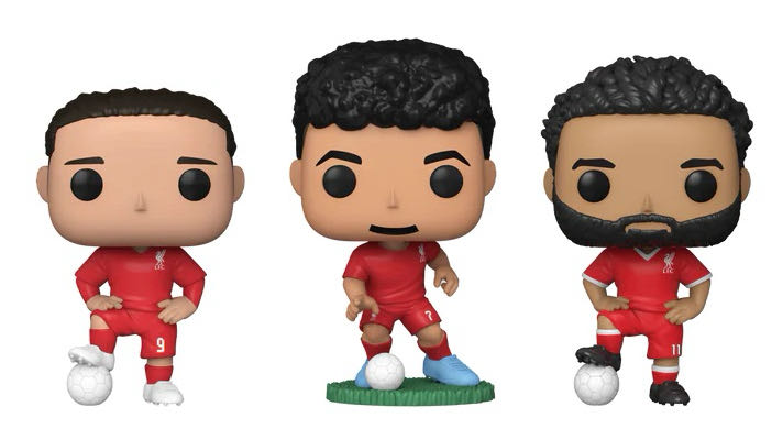 Darwin Núñez / Mohamed Salah / Luis Díaz 3-Pack  vinyl figure collectible [Barcode 889698782500] - Main Image 3