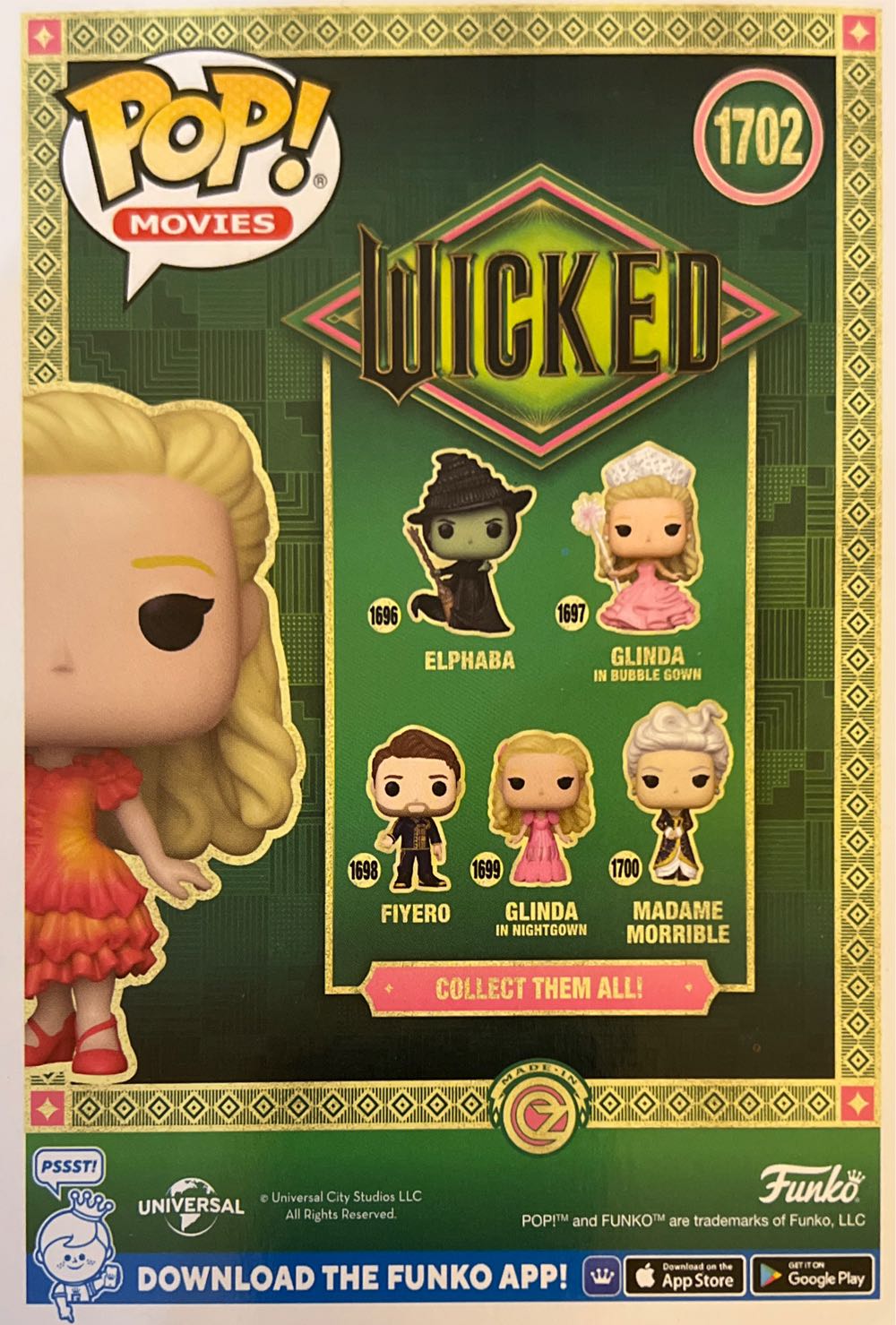 Glinda In Red Dress  vinyl figure collectible [Barcode 889698848602] - Main Image 2