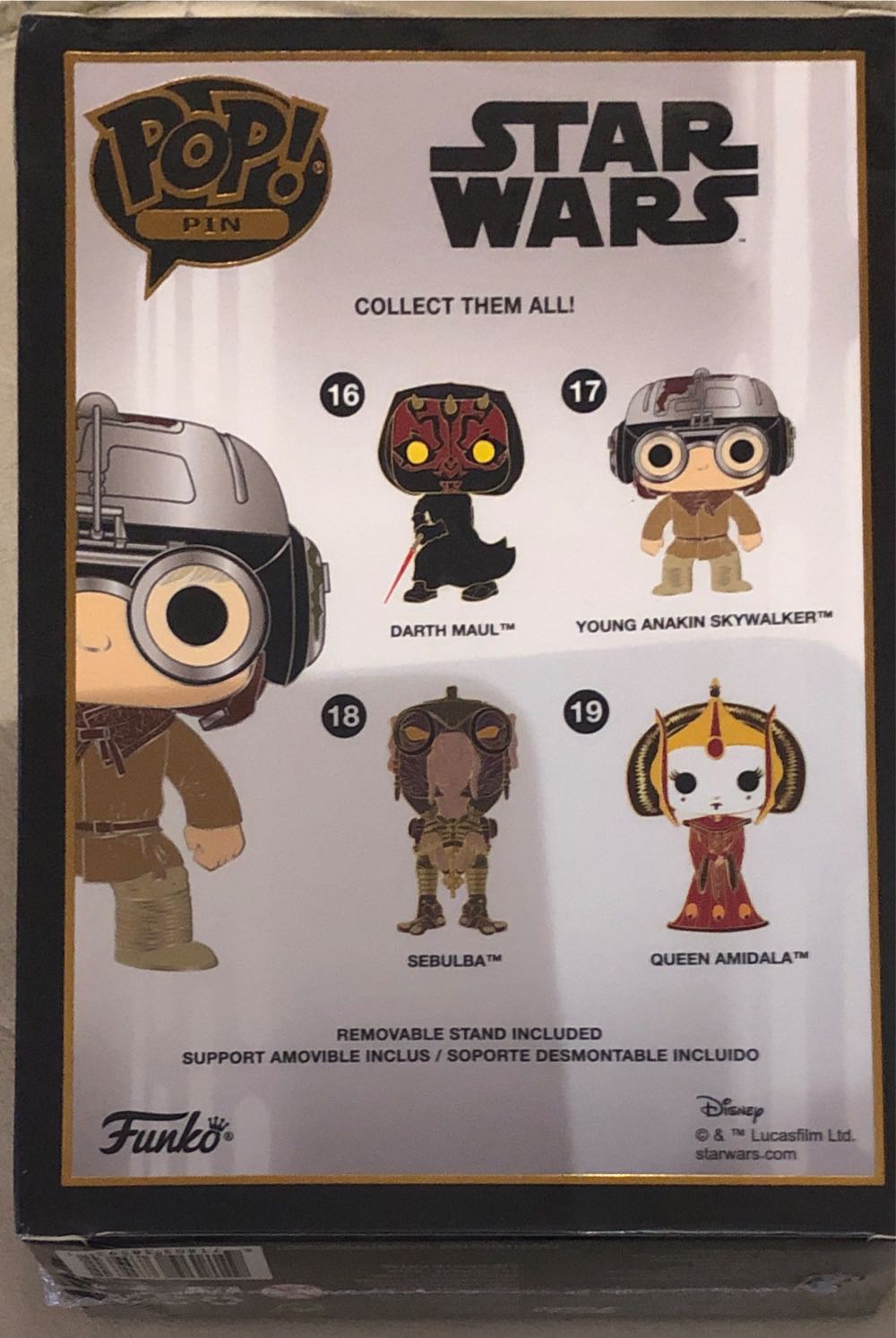 Funko Pop! Pins: Star Wars Young Annikan  vinyl figure collectible [Barcode 671803385931] - Main Image 3