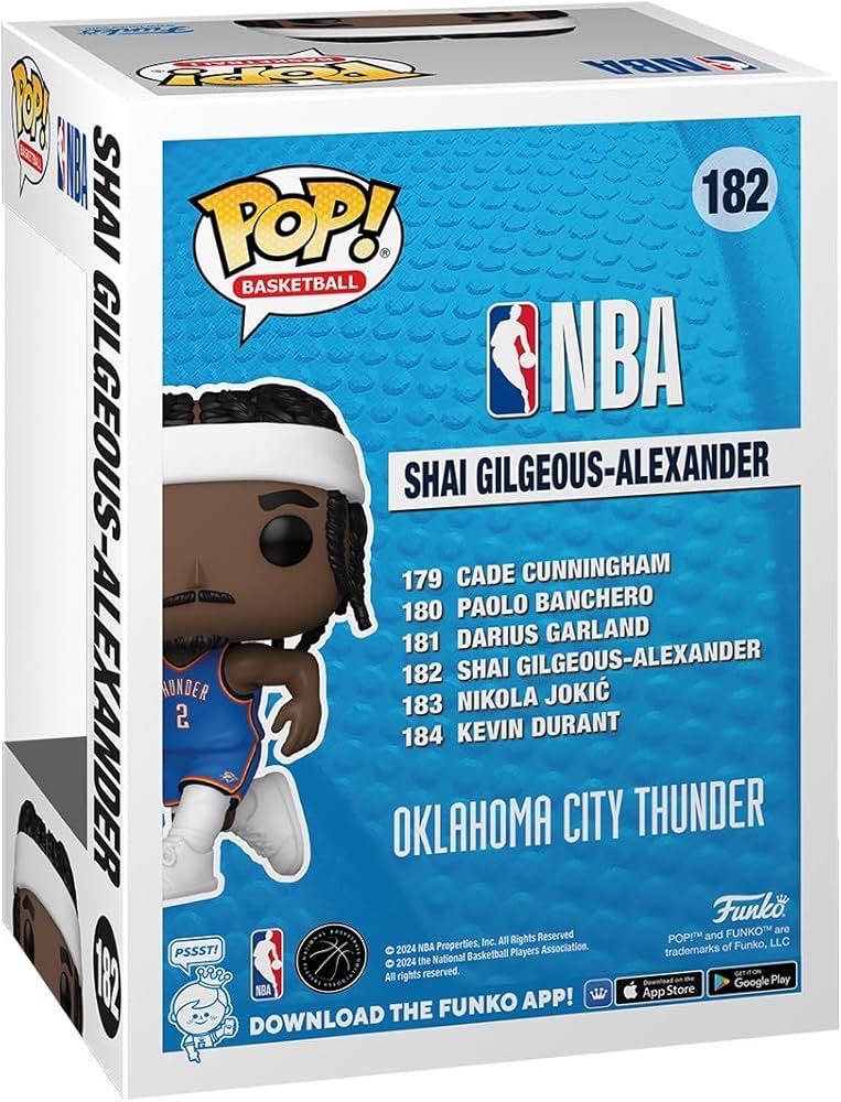 Shai Gilgeous-Alexander 17€  vinyl figure collectible [Barcode 889698796750] - Main Image 2