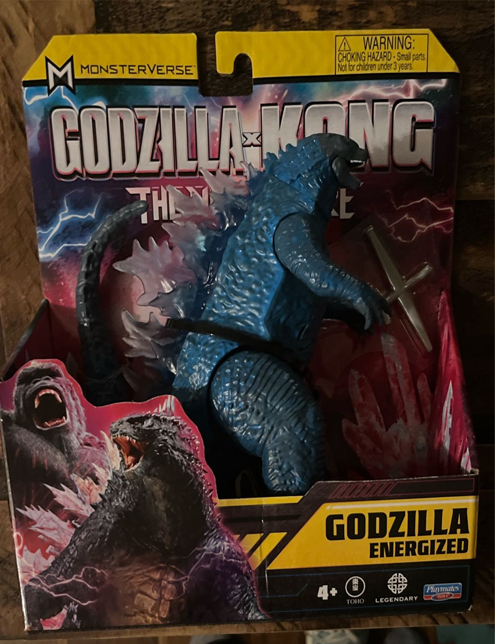 Playmates Godzilla X Kong: Godzilla Energized - Godzilla vinyl figure collectible [Barcode 043377352129] - Main Image 2