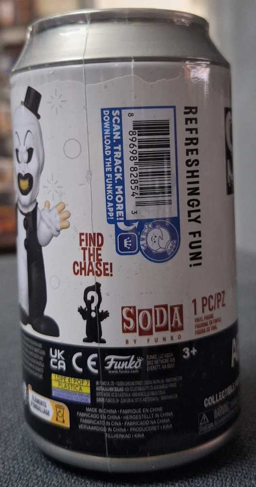 Funko Soda Terrifier Art The Clown Bloody Common Figure   vinyl figure collectible [Barcode 889698828543] - Main Image 4