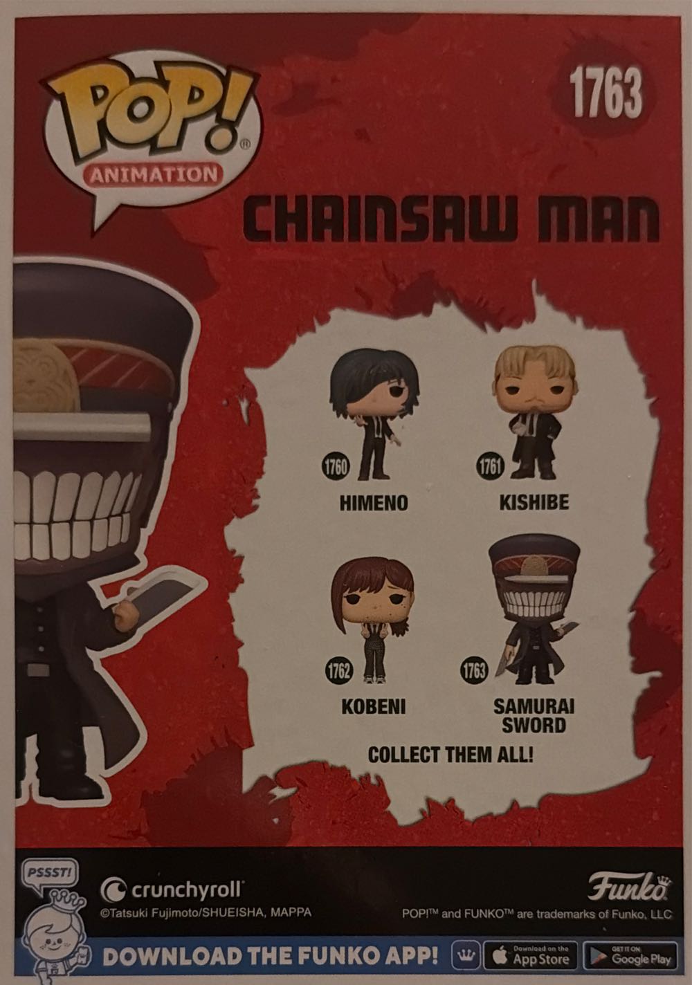 Chainsaw Man: Samurai Sword, #1763  vinyl figure collectible [Barcode 889698836319] - Main Image 2