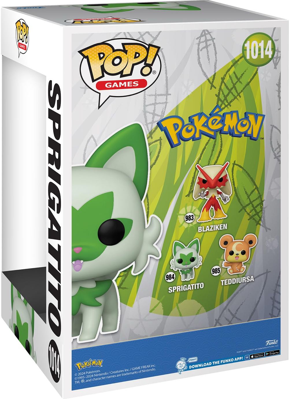 Sprigatito - Pokémon vinyl figure collectible [Barcode 889698775489] - Main Image 2